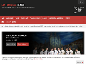 'san-francisco-theater.com' screenshot