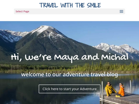 'travelwiththesmile.com' screenshot