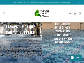 mosquecarpetusa.com homepage screenshot