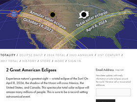 'greatamericaneclipse.com' screenshot