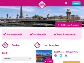 'slangenreizen.nl' screenshot
