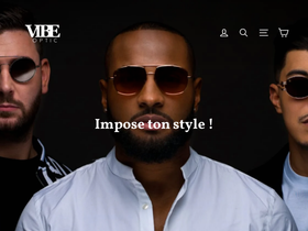 VIBE Optic homepage screenshot