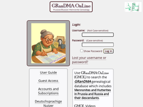 'grandmaonline.org' screenshot