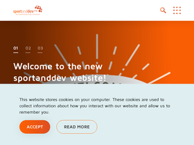 'sportanddev.org' screenshot