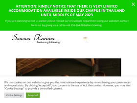 'sammakaruna.org' screenshot