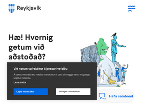 'reykjavik.is' screenshot