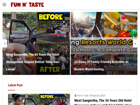 'funntaste.com' screenshot