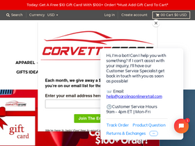 corvettestoreonline.com