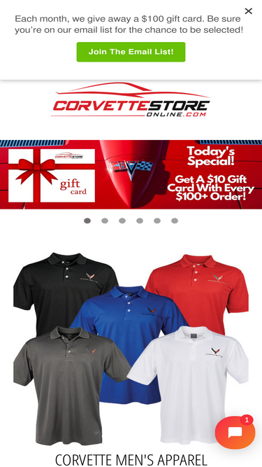 corvettestoreonline.com