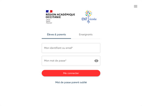 'ent-ecole.fr' screenshot