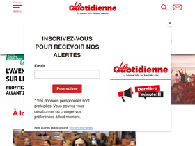'laquotidienne.ma' screenshot