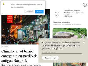 'travesiasdigital.com' screenshot