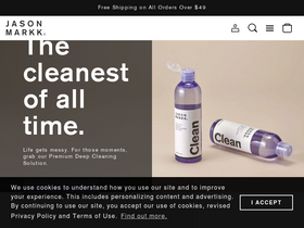 Jason Markk website screenshot