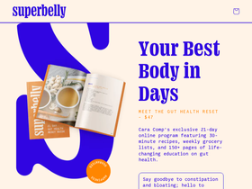superbelly.com homepage screenshot