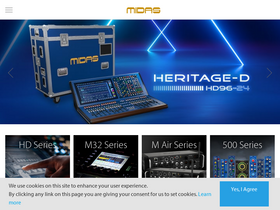 'midasconsoles.com' screenshot