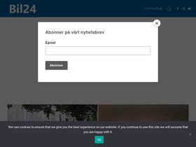 'bil24.no' screenshot