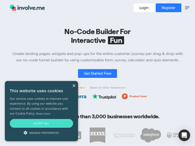 'involve.me' screenshot