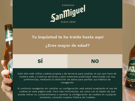 'sanmiguel.com' screenshot