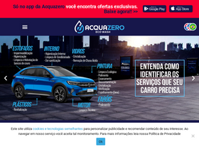 'acquazero.com' screenshot