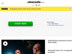 'newcastleworld.com' screenshot