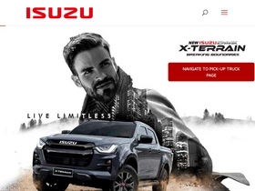 'isuzu.net.my' screenshot