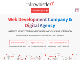 'colorwhistle.com' screenshot