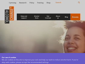 'alcoholchange.org.uk' screenshot