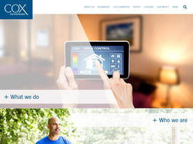 'coxenterprises.com' screenshot