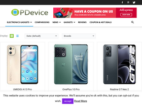 'pdevice.com' screenshot