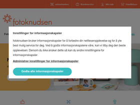 'fotoknudsen.no' screenshot