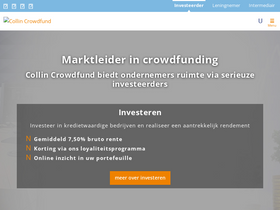'collincrowdfund.nl' screenshot