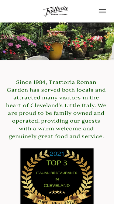 trattoriaromangarden.com