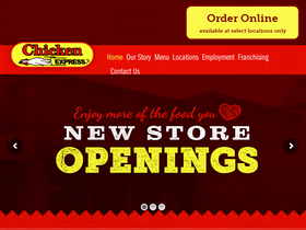 'chickene.com' screenshot