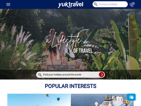 'yuktravel.com' screenshot