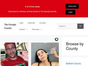 'thegeorgiagazette.com' screenshot