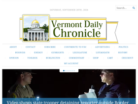 'vermontdailychronicle.com' screenshot