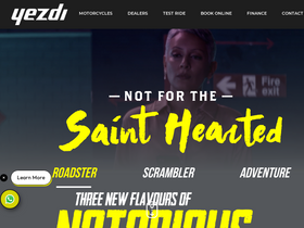 'yezdi.com' screenshot