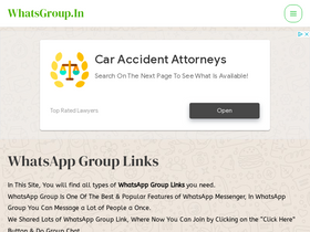 'whatsgroup.in' screenshot