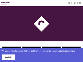 'concordtheatricals.com' screenshot