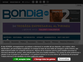 'bondia.ad' screenshot