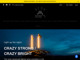 5150whips.com homepage screenshot
