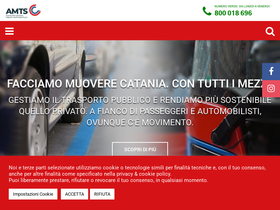 'amts.ct.it' screenshot