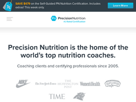 'precisionnutrition.us' screenshot