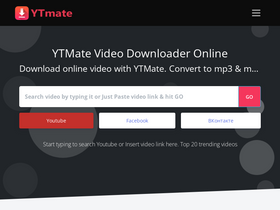 'ytmate.co' screenshot