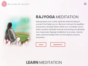 'brahmakumaris.com' screenshot