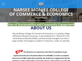 'nmcollege.in' screenshot