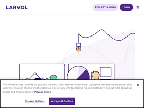 'delta.larvol.com' screenshot