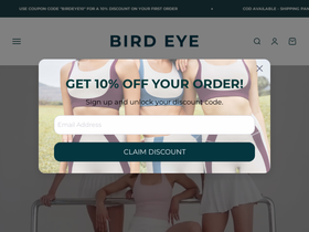 BIRD EYE website screenshot