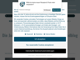 'diejungskochenundbacken.de' screenshot