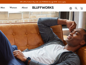 bluffworks.com homepage screenshot
